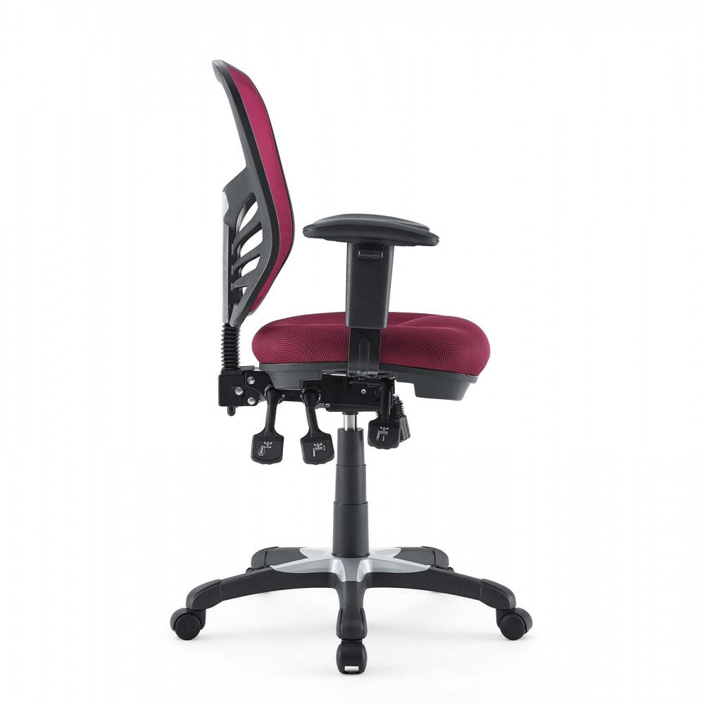 Articulate Mesh Office Chair, Red