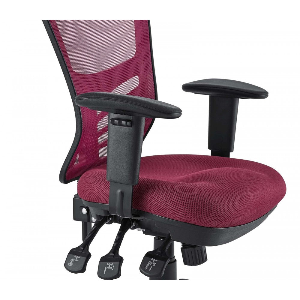 Articulate Mesh Office Chair, Red