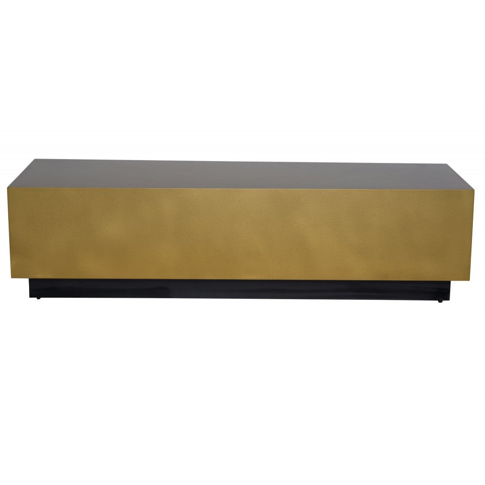 Asher Gold Metal Coffee Table