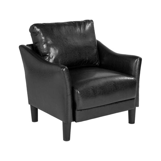 Asti Upholstered Chair in Black LeatherSoft