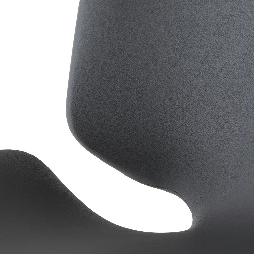 Astra Gray Naugahyde Dining Chair