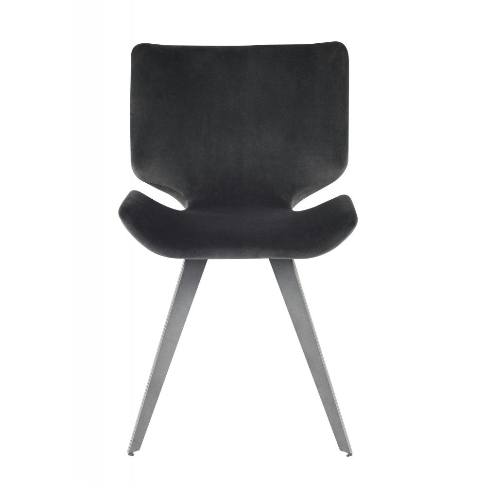 Astra Shadow Gray Fabric Dining Chair