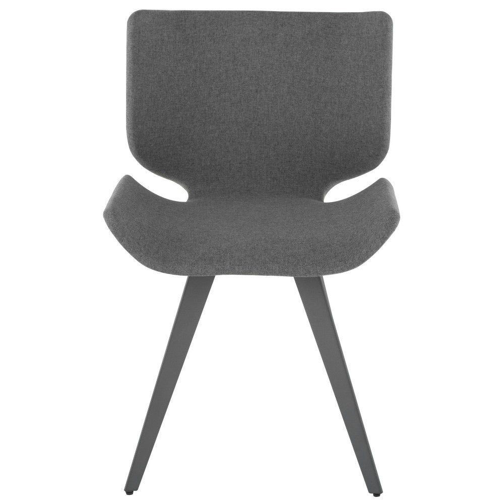 Astra Shale Gray Fabric Dining Chair