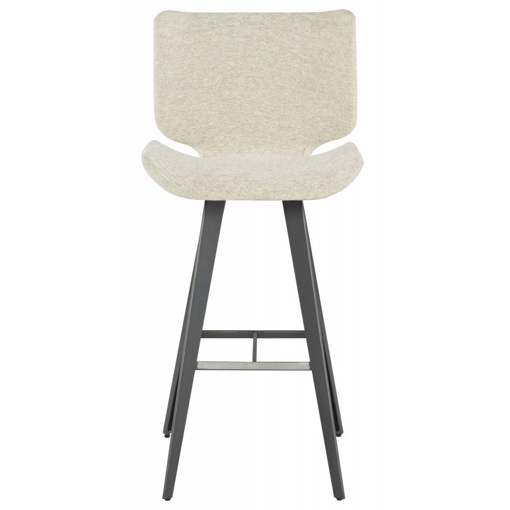 Astra Shell Fabric Bar Stool