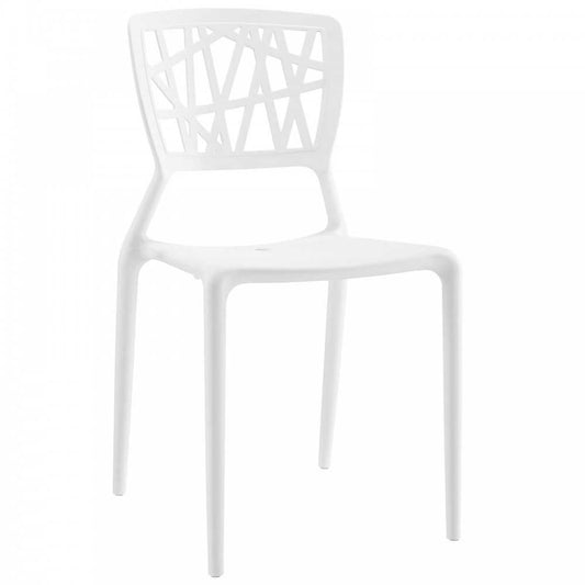 Astro Dining Side Chair, White