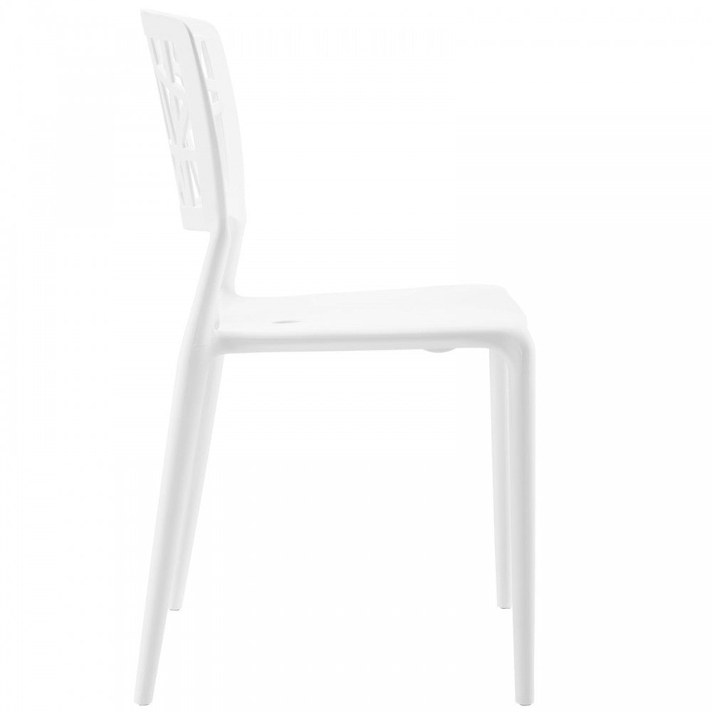 Astro Dining Side Chair, White