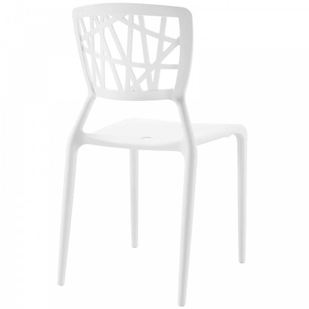 Astro Dining Side Chair, White