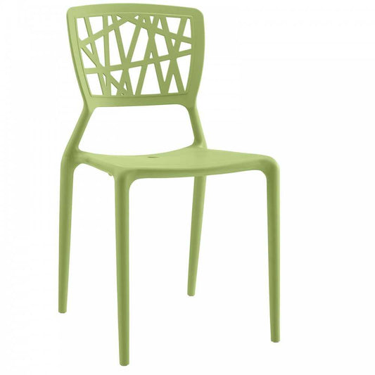 Astro Dining Side Chair, Green