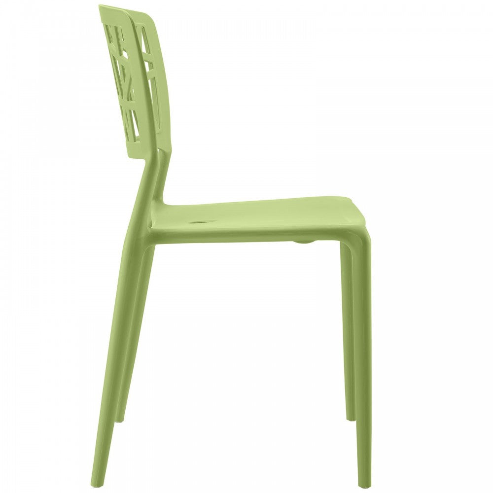 Astro Dining Side Chair, Green