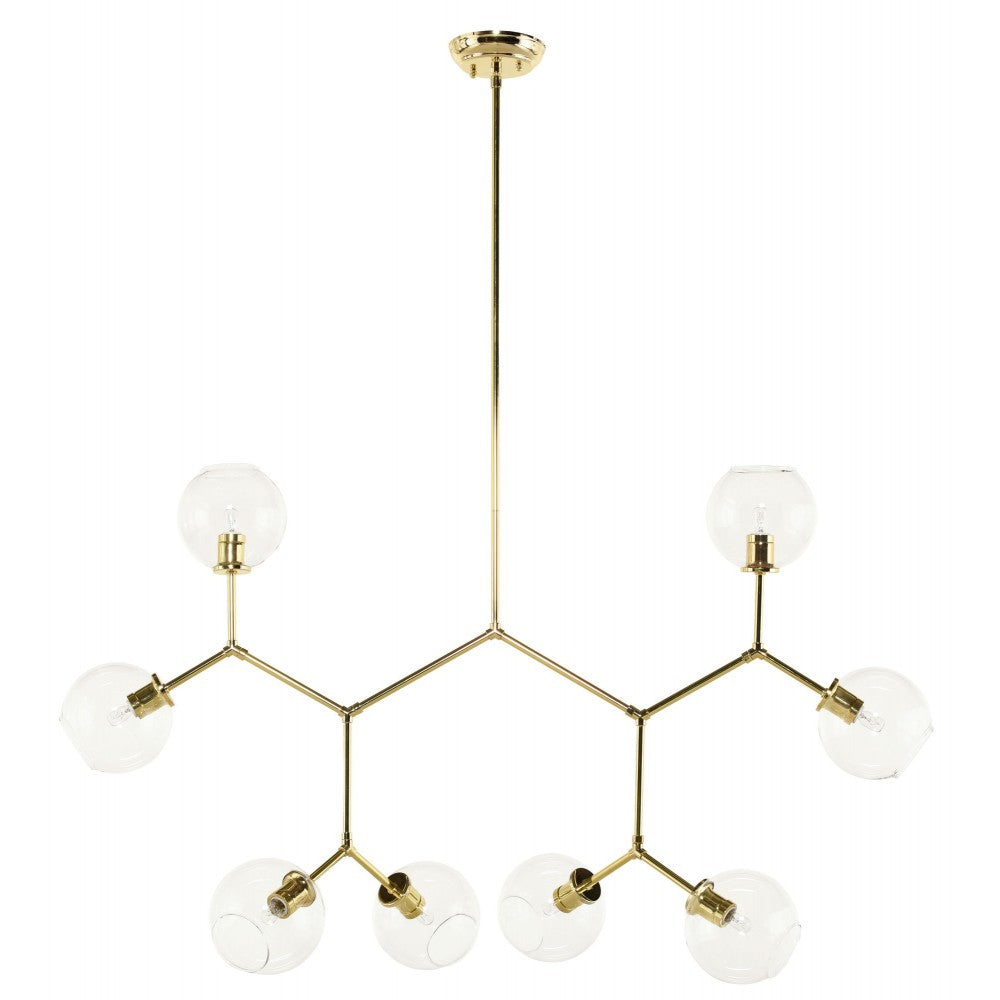 Atom 8 Clear Glass Pendant Lighting