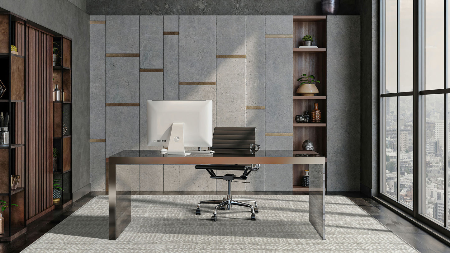 Attractive Choice 7'8" x 10'9" area rug in color Dove