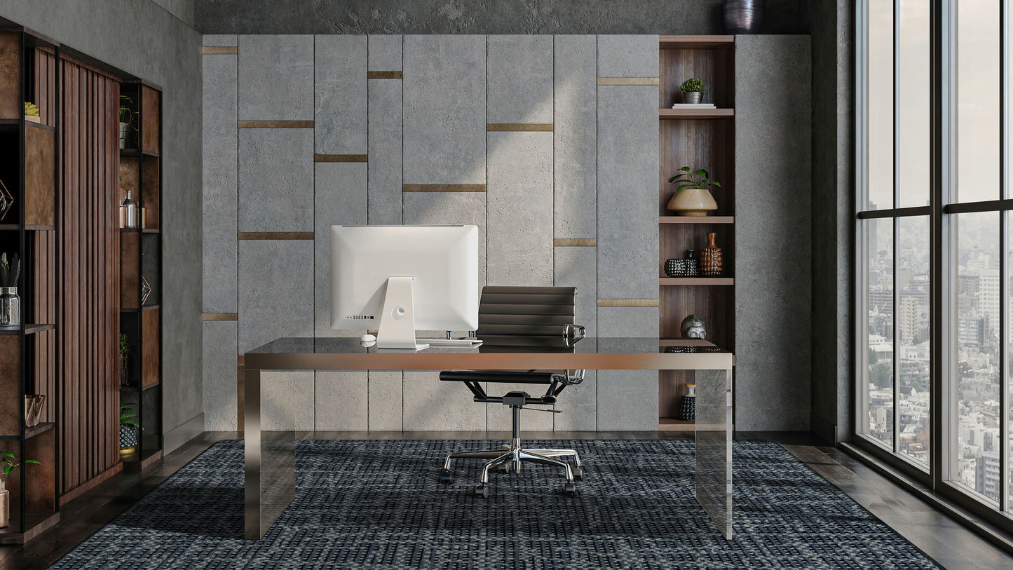 Attractive Choice 7'8" x 10'9" area rug in color Slate