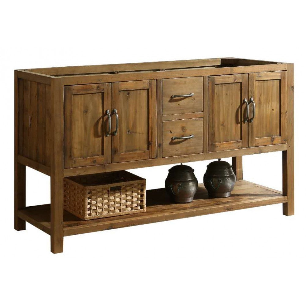 Austin 60" Vanity Base Only in Walnut