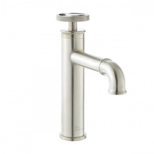 Avallon Single Hole, Single-Handle Wheel, Bathroom Faucet in Brushed Nickel