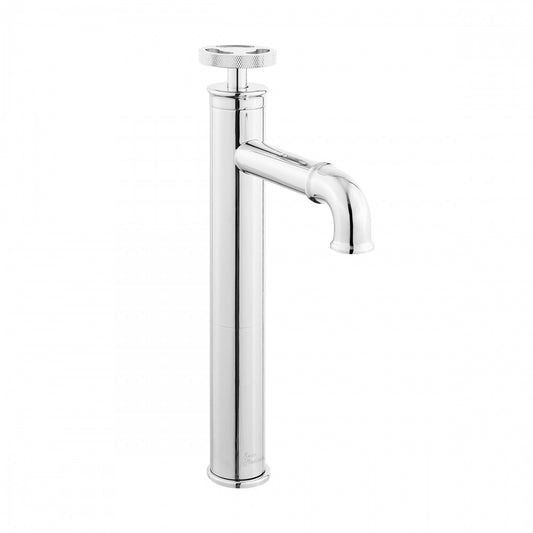 Avallon Single Hole, Single-Handle Wheel, High Arc Bathroom Faucet in Chrome