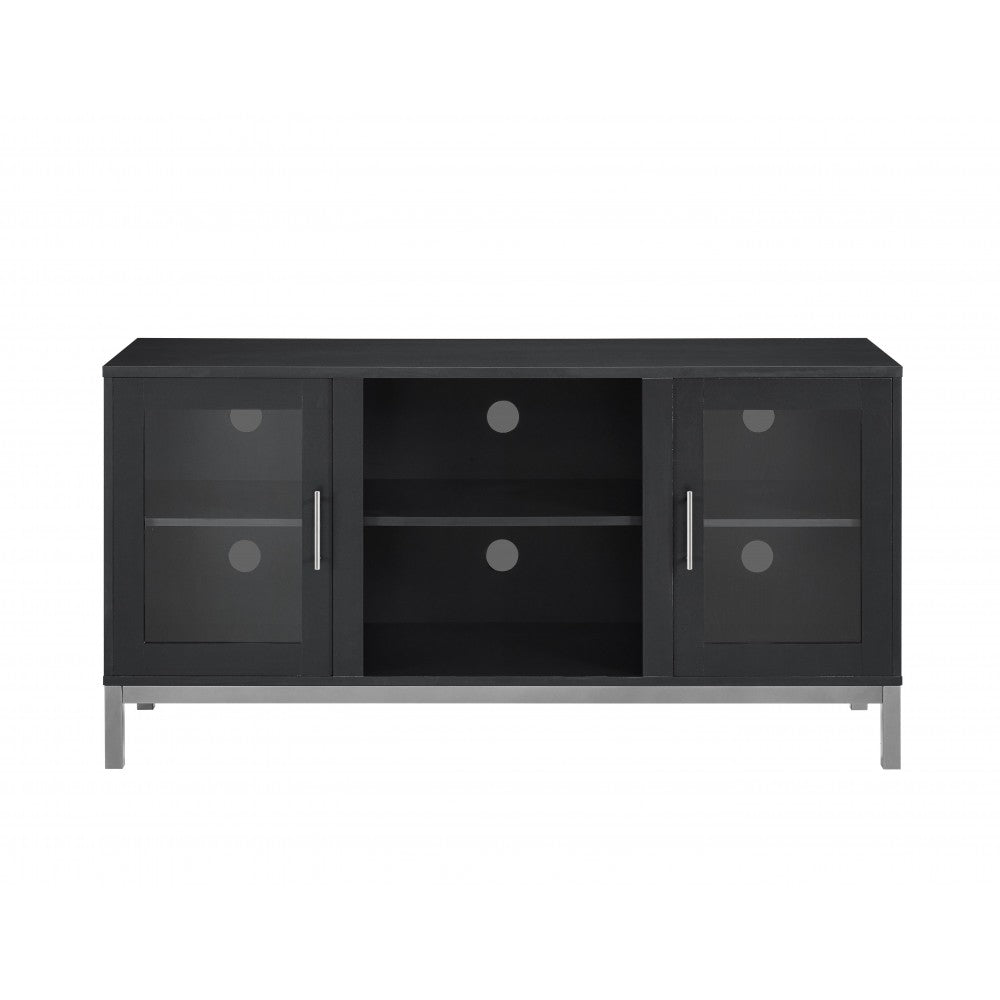 Avenue 52" Modern TV Stand - Black