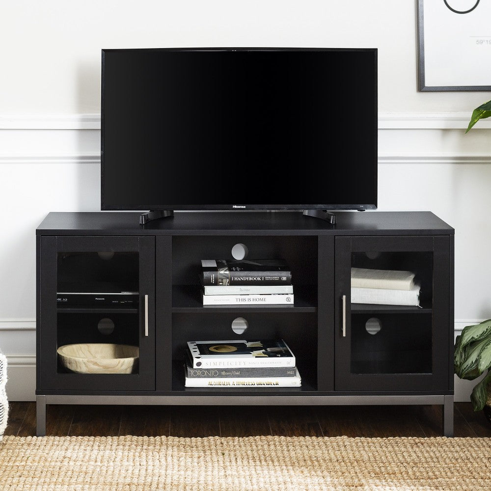 Avenue 52" Modern TV Stand - Black