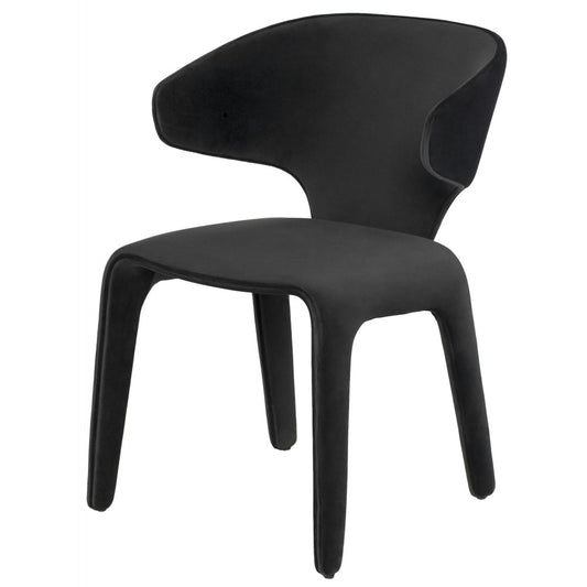 Bandi Shadow Gray Fabric Dining Chair