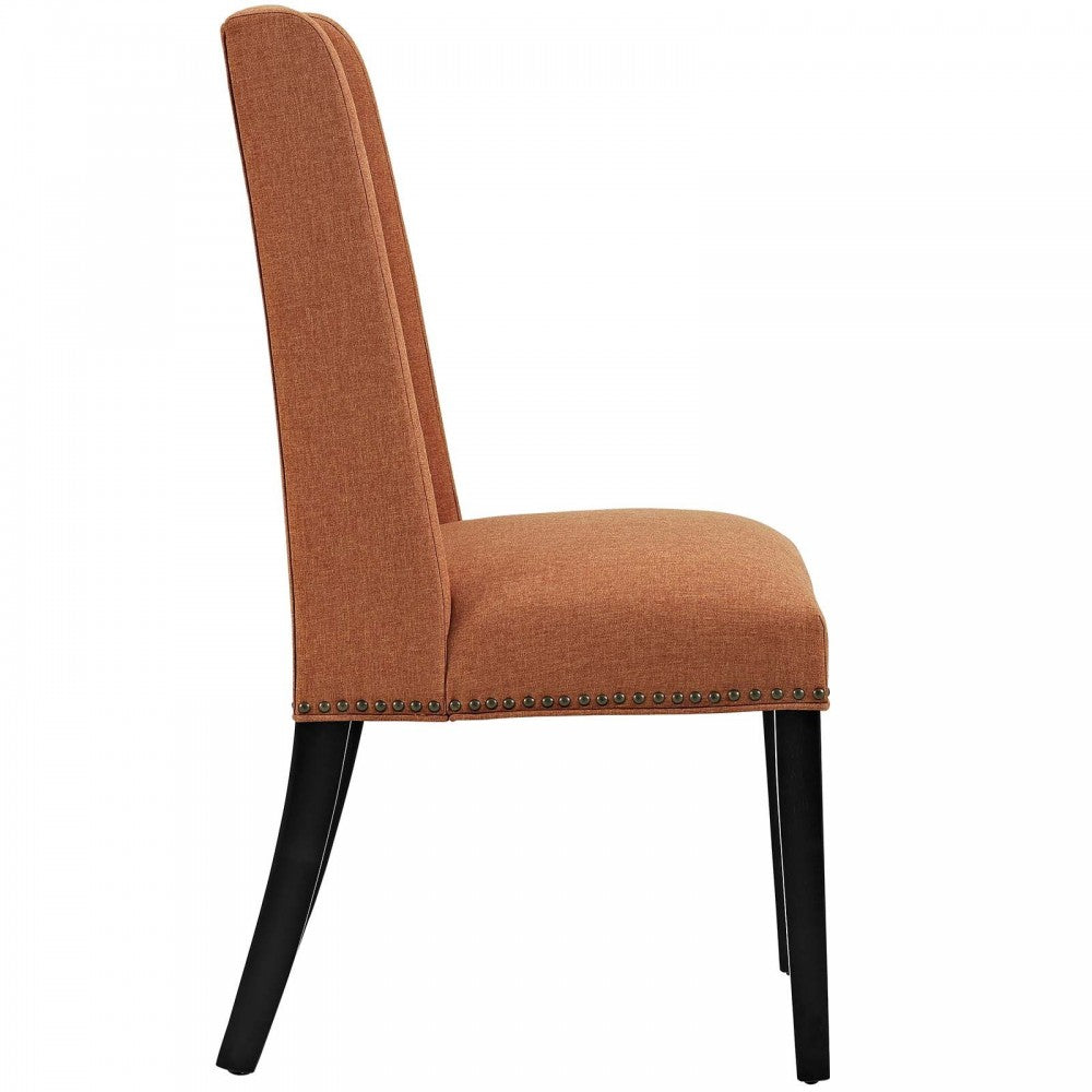 Baron Dining Chair Fabric Set of 2, Orange