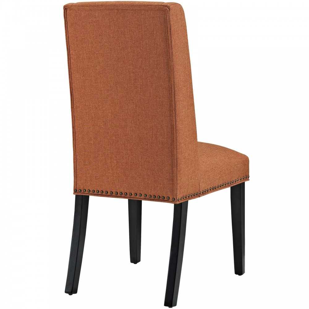 Baron Dining Chair Fabric Set of 2, Orange