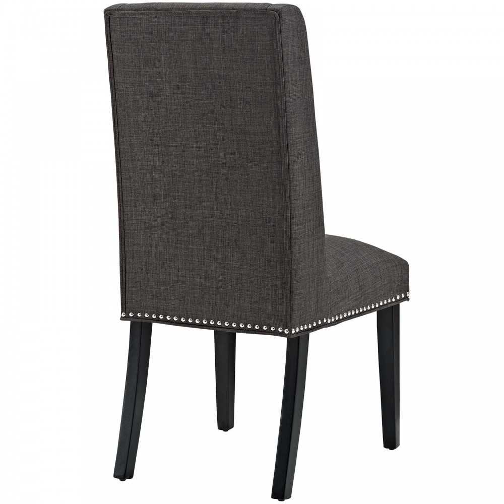 Baron Dining Chair Fabric Set of 4, Brown