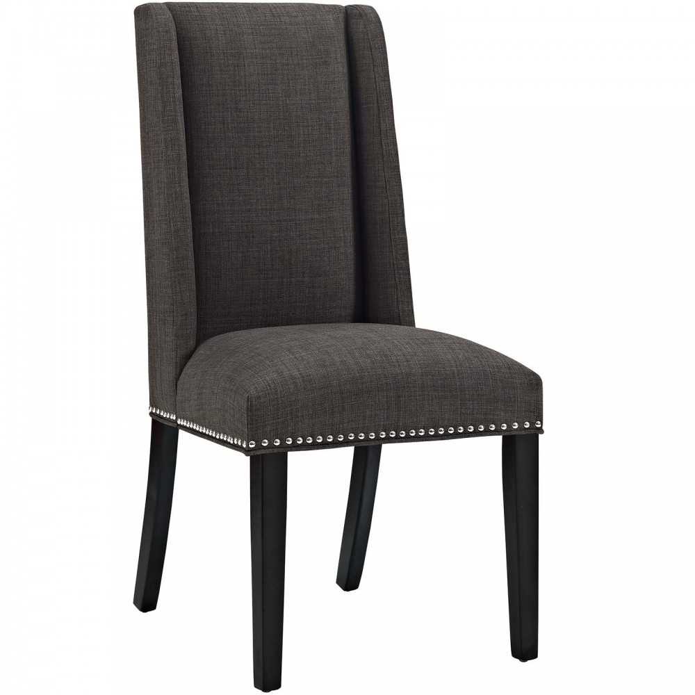 Baron Dining Chair Fabric Set of 4, Brown