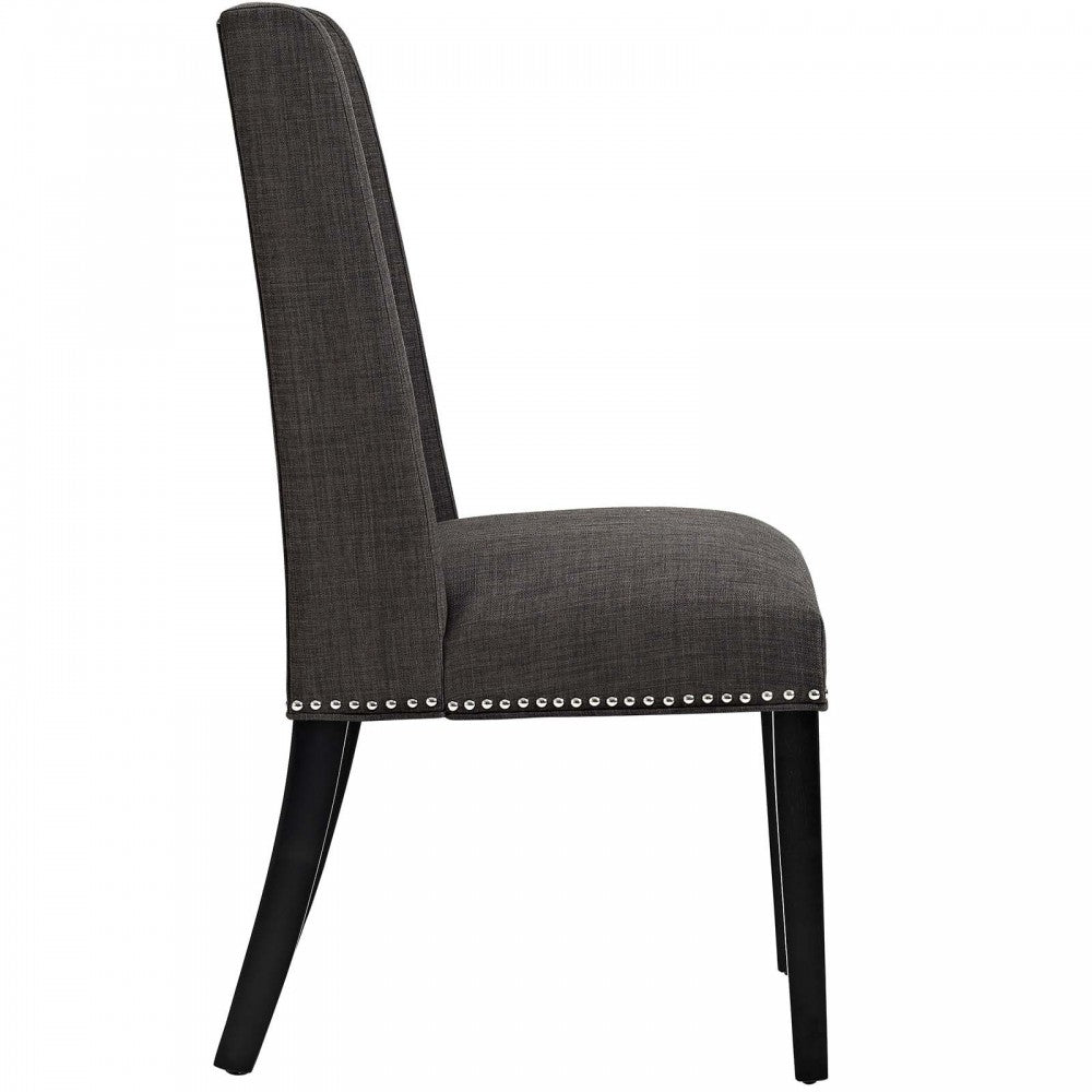 Baron Dining Chair Fabric Set of 4, Brown