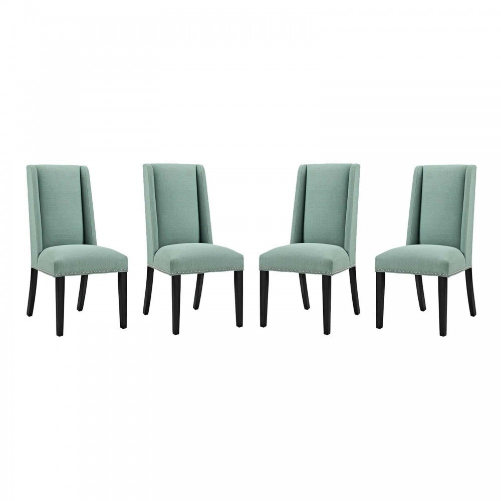 Baron Dining Chair Fabric Set of 4, Laguna