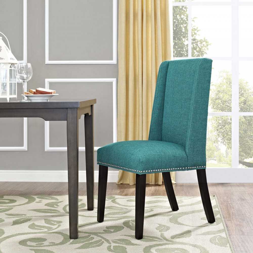 Baron Fabric Dining Chair, Teal