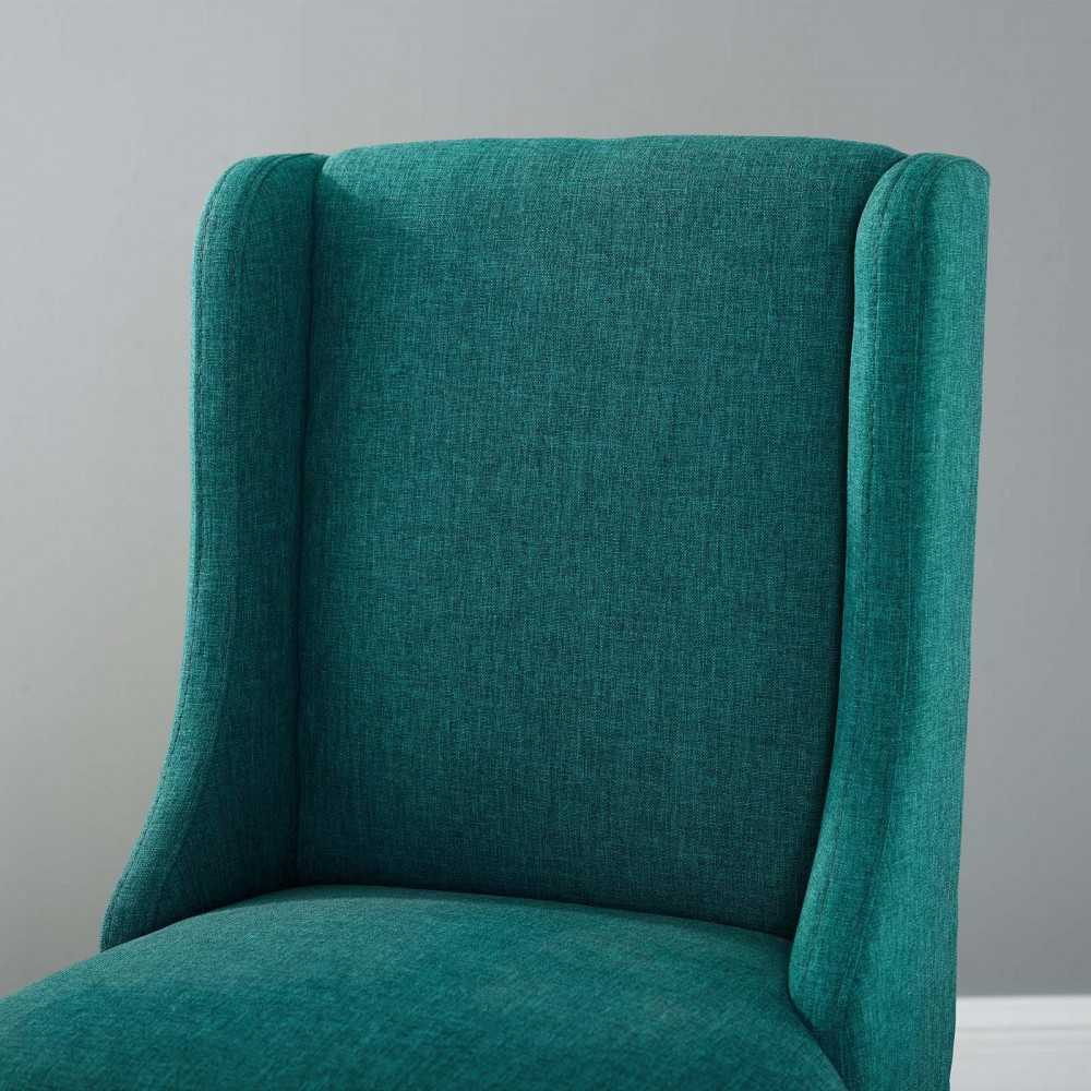 Baron Upholstered Fabric Counter Stool, Teal