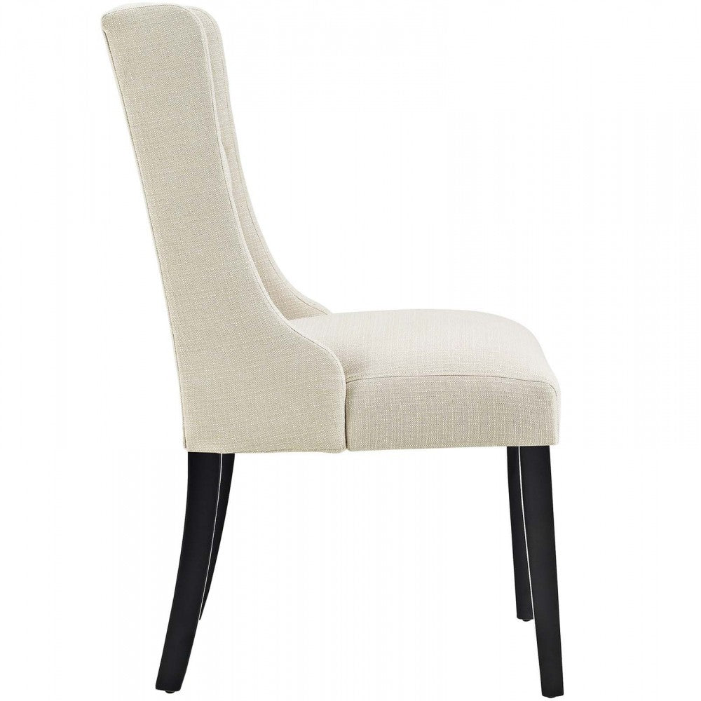 Baronet Dining Chair Fabric Set of 2, Beige