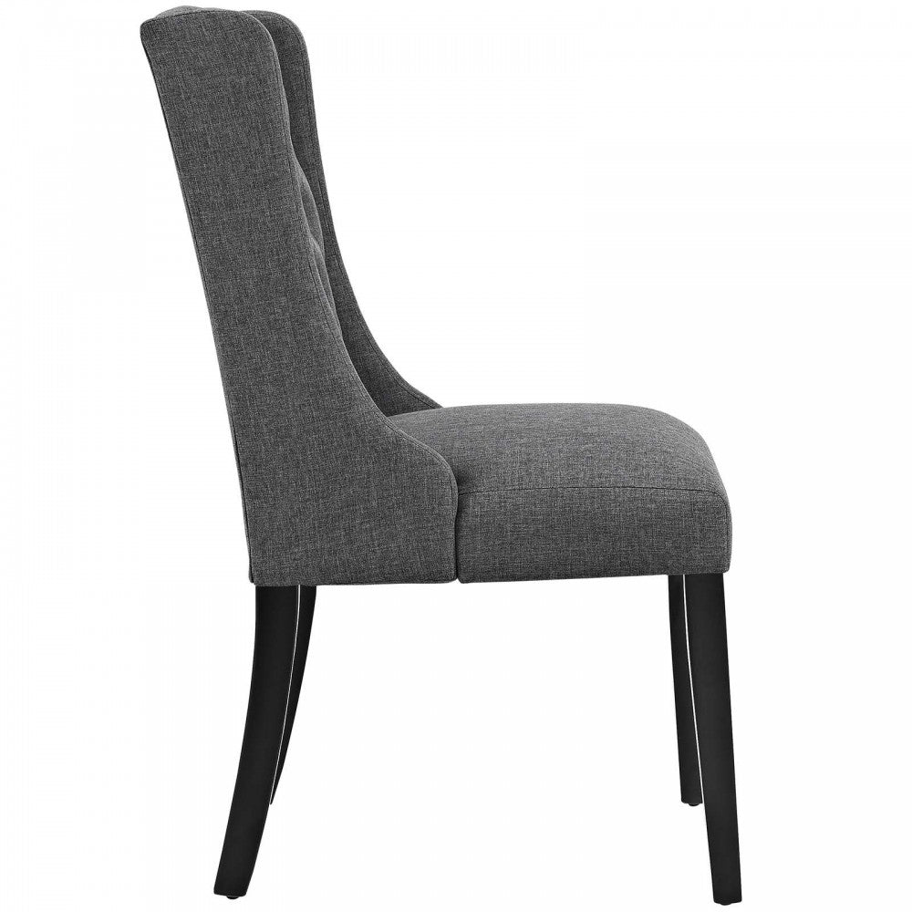 Baronet Dining Chair Fabric Set of 4, Gray