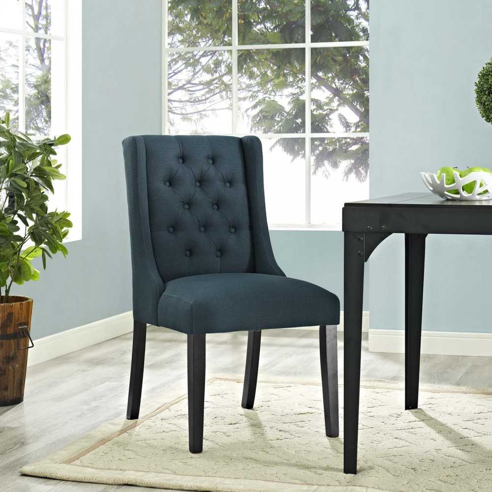 Baronet Fabric Dining Chair, Azure