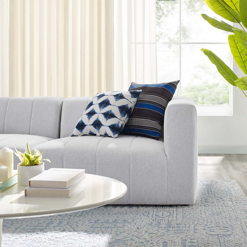 Bartlett Upholstered Fabric 2-Piece Loveseat, Ivory