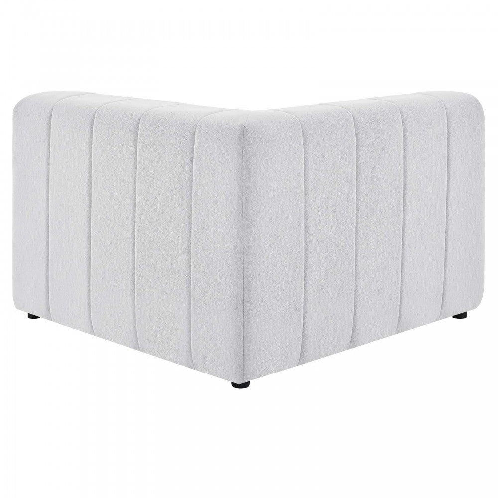 Bartlett Upholstered Fabric 8-Piece Sectional Sofa, Ivory