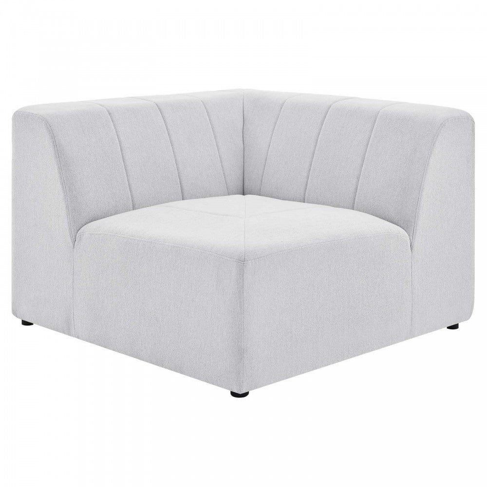 Bartlett Upholstered Fabric Corner Chair, Ivory