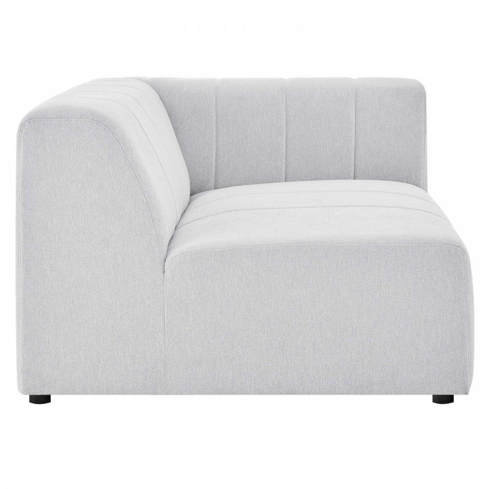 Bartlett Upholstered Fabric Right-Arm Chair, Ivory