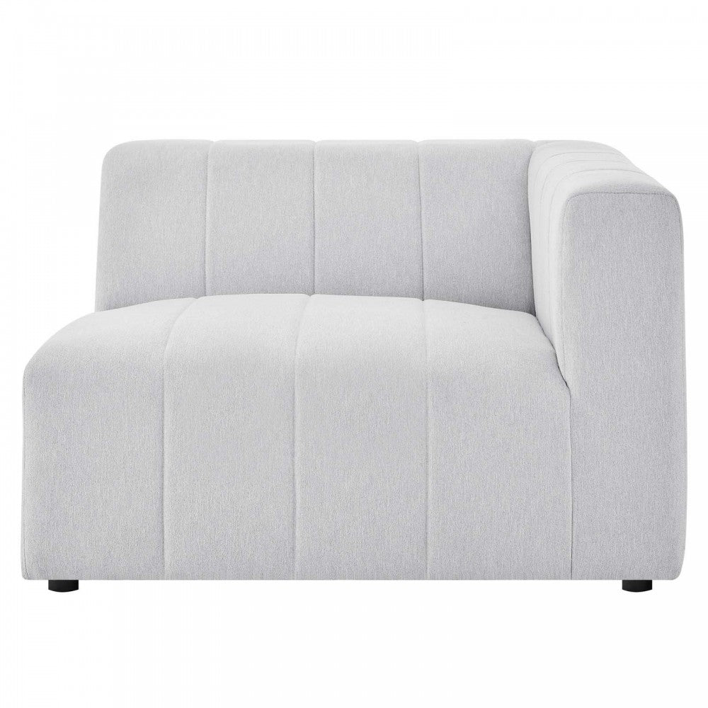 Bartlett Upholstered Fabric Right-Arm Chair, Ivory