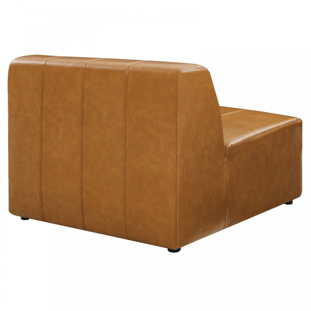 Bartlett Vegan Leather 5-Piece Sectional Sofa, Tan, EEI-4532-TAN