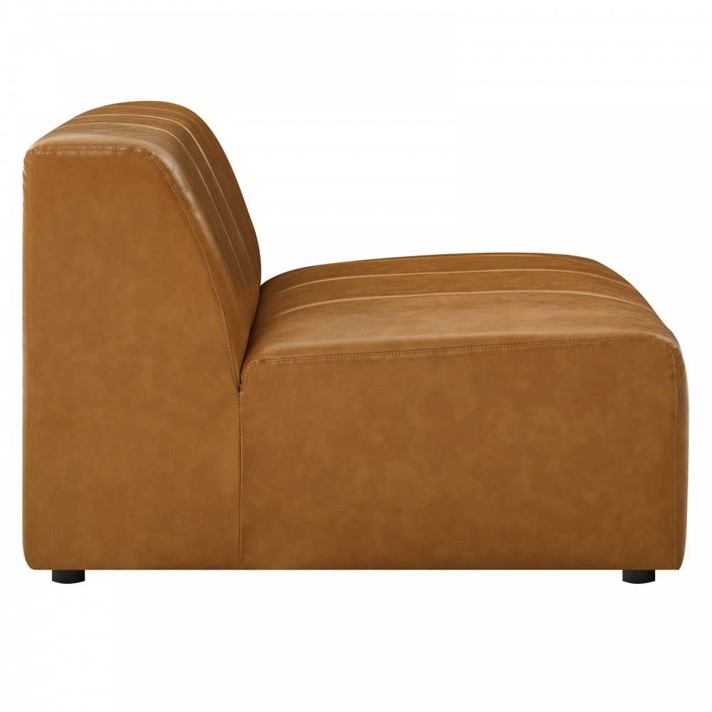 Bartlett Vegan Leather 5-Piece Sectional Sofa, Tan, EEI-4532-TAN