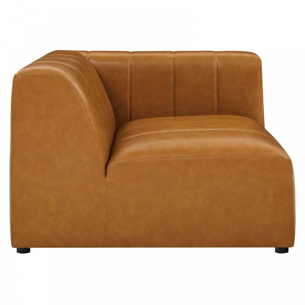 Bartlett Vegan Leather 5-Piece Sectional Sofa, Tan, EEI-4532-TAN