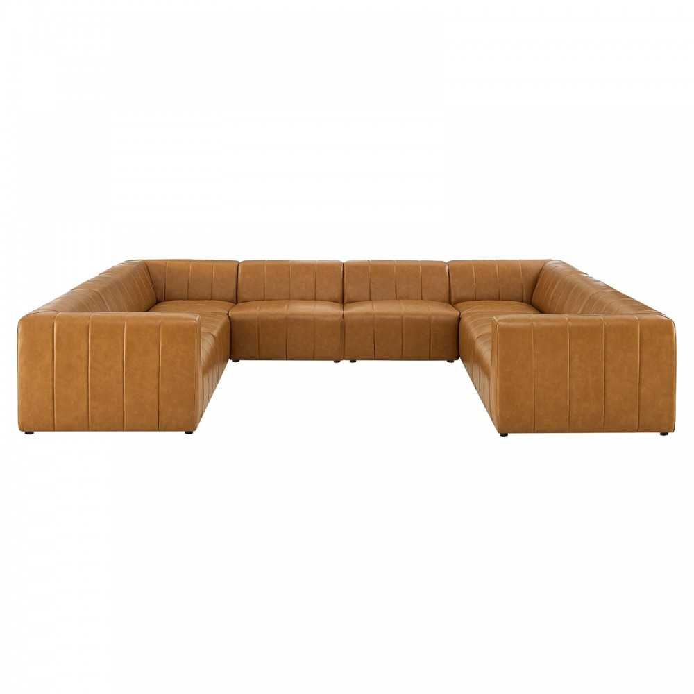 Bartlett Vegan Leather 8-Piece Sectional Sofa