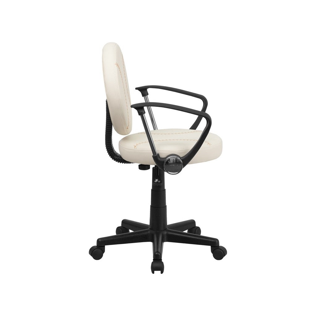 Baseball Swivel Task Office Chair with Arms