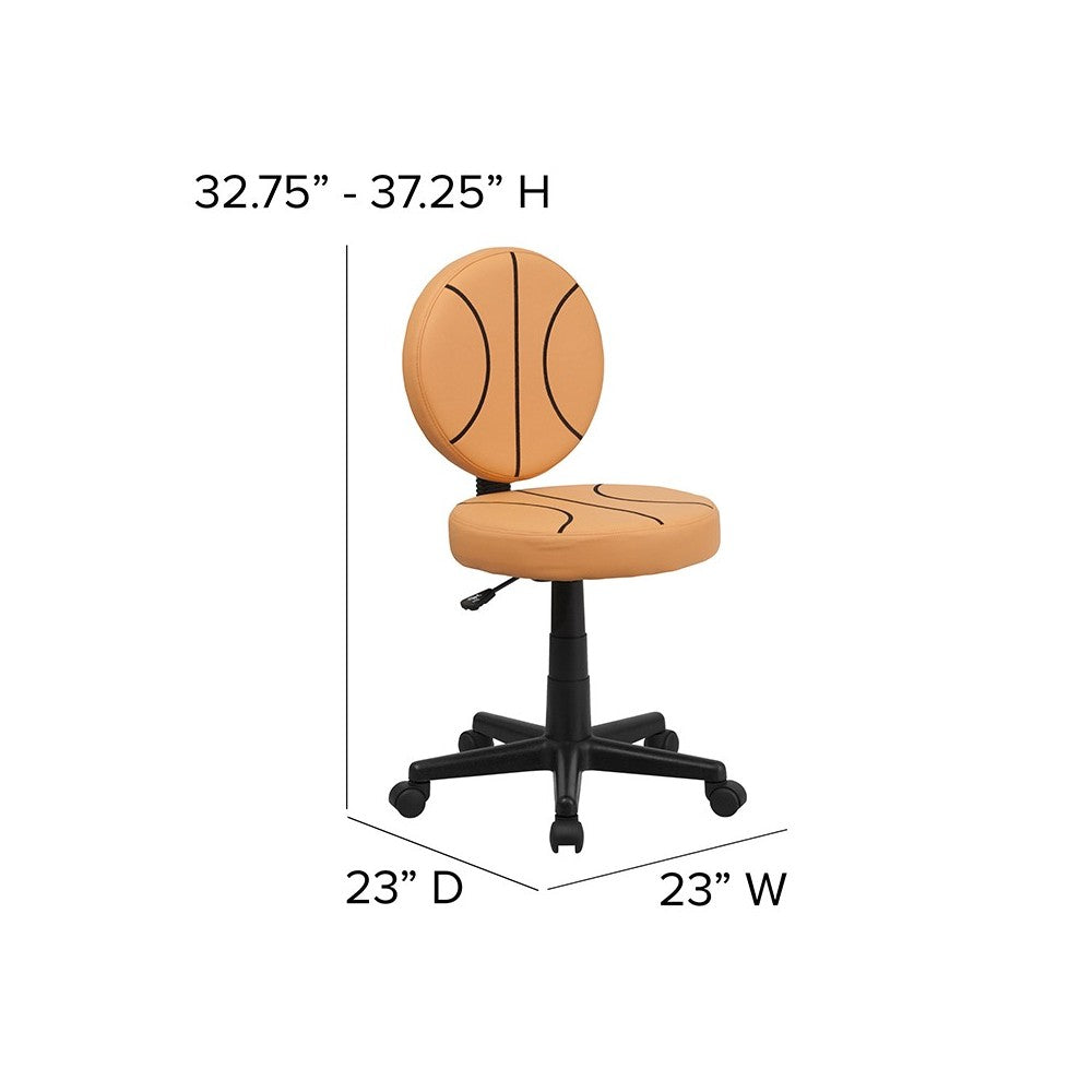 Basketball Swivel Task Office Chair
