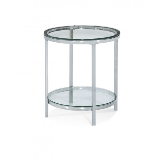 Bassett Mirror Patinoire Round End