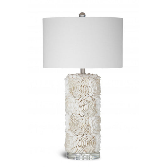 Bassett Mirror Shell Table Lamp - Cream