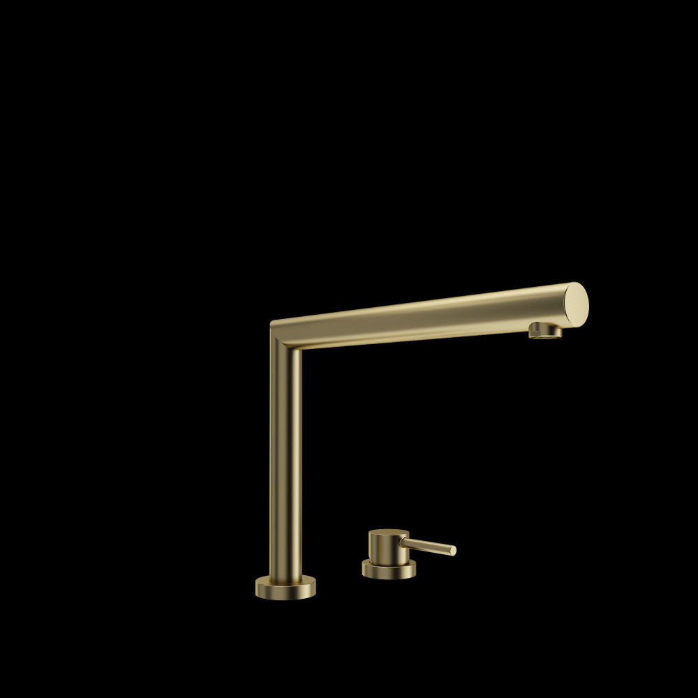 Baveno Move Kitchen Faucet in Brushed Gold