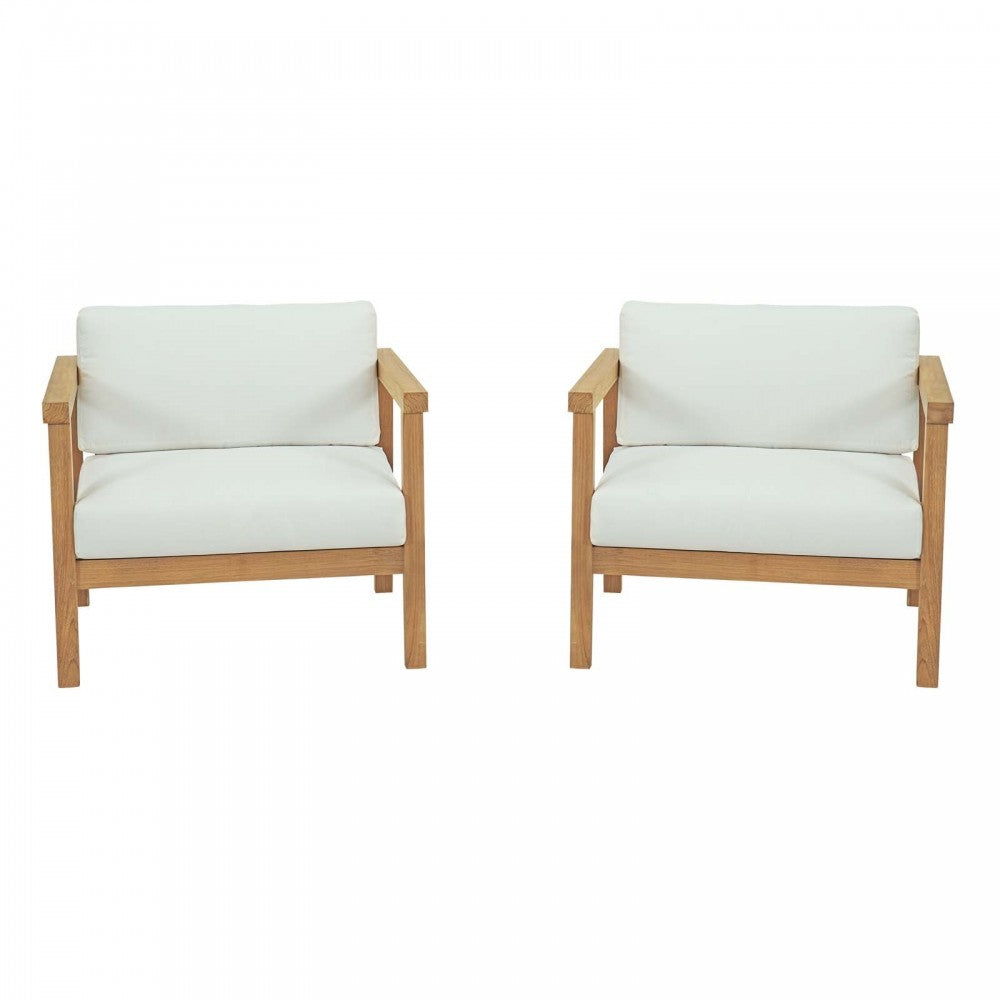 Bayport 2 Piece Outdoor Patio Teak Set