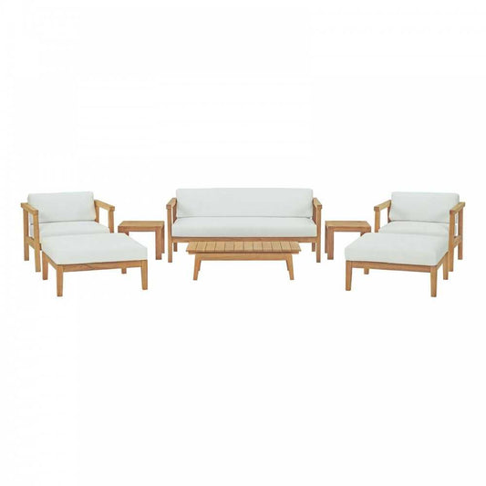 Bayport 8 Piece Outdoor Patio Teak Set