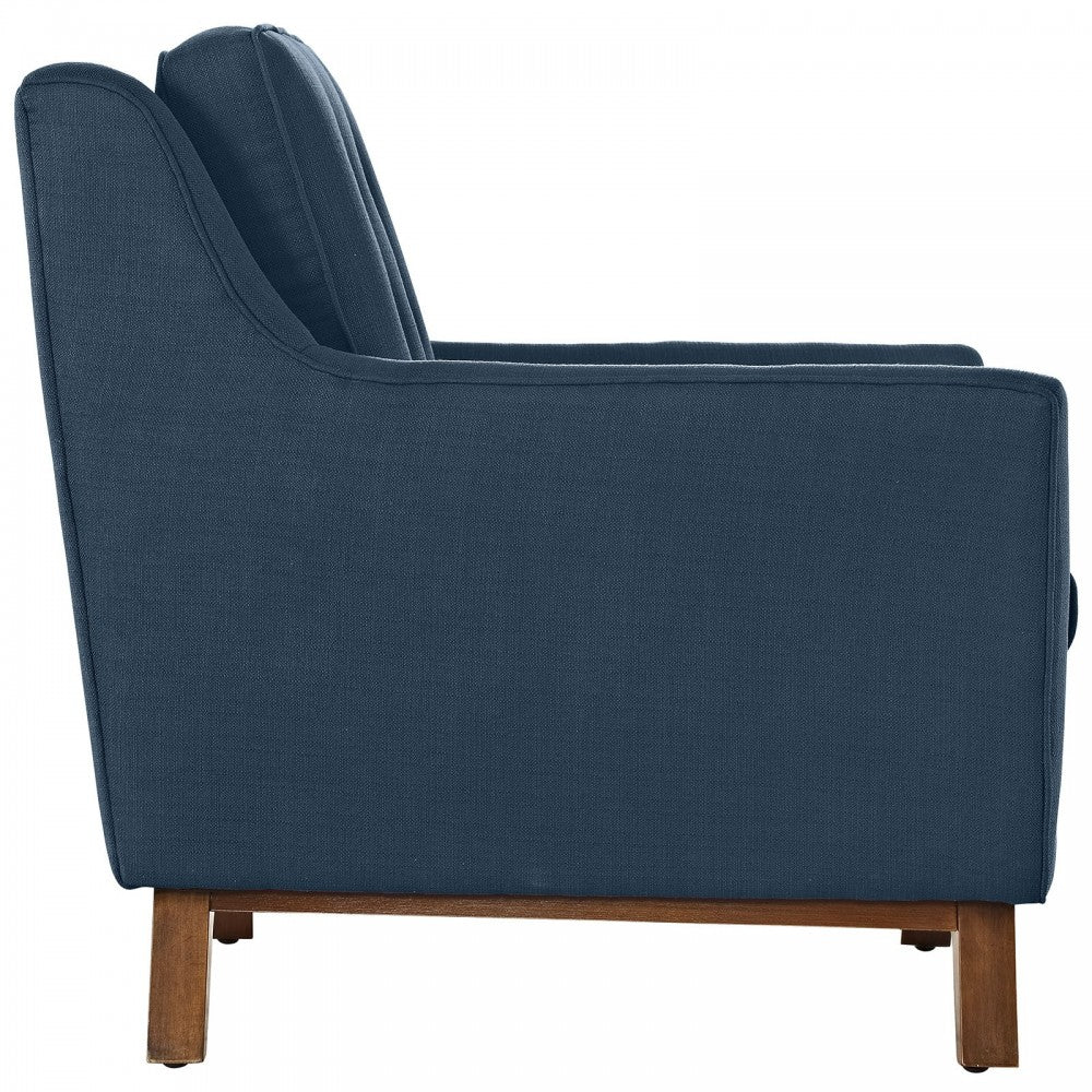 Beguile Living Room Set Upholstered Fabric Set of 2, Azure, EEI-2434-AZU-SET